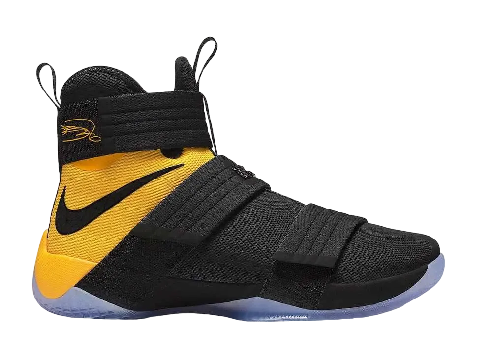 Nike LeBron Zoom Soldier 10 "Black/University Gold"