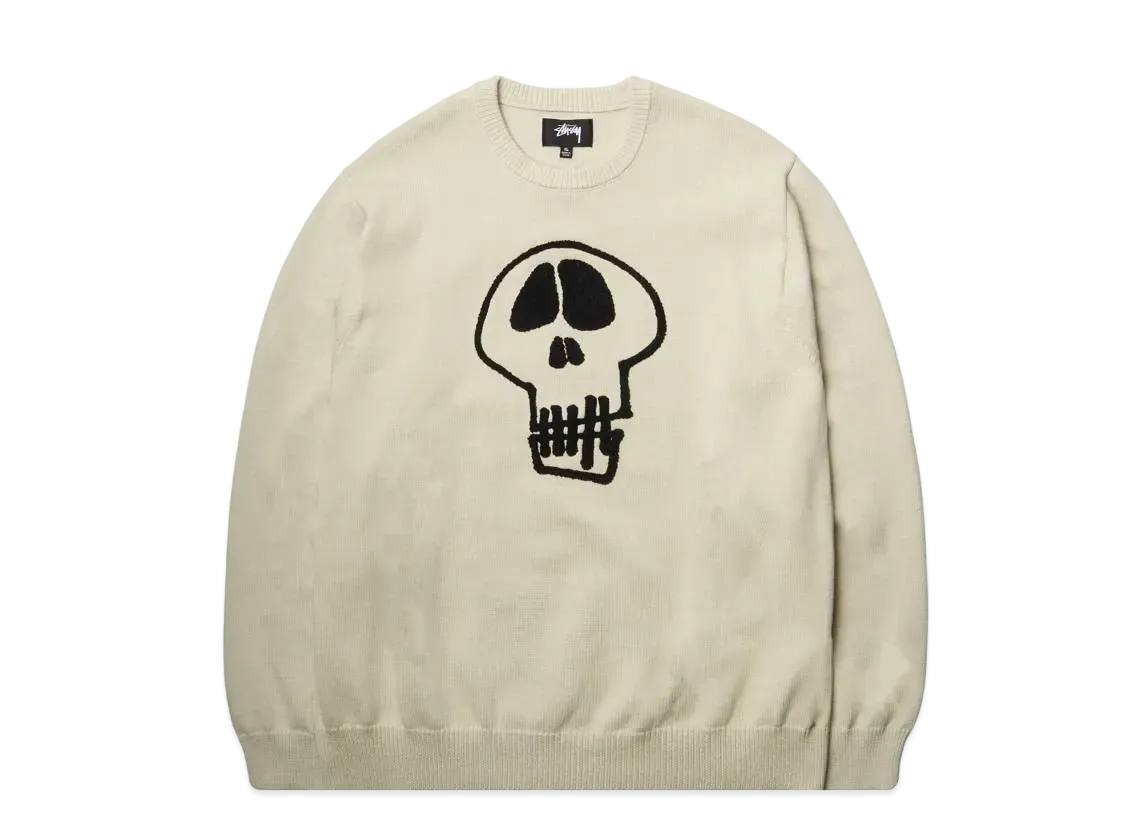 Stussy Skull Sweater "Natural"
