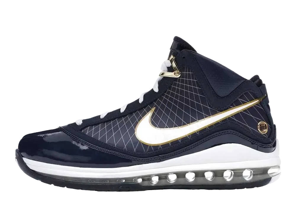 Nike Air Max LeBron 7 University Of Akron "Midnight Navy"