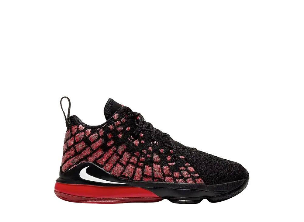 Nike PS LeBron 17 Infrared "Black/University Red"