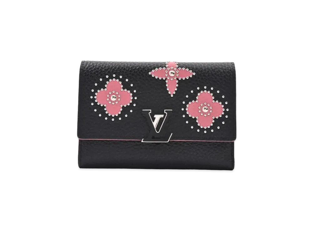 Louis Vuitton Capucines Compact Wallet "Noir"