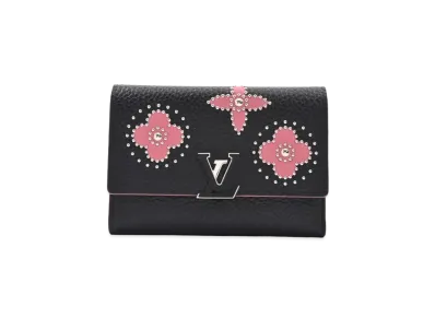 Louis Vuitton Capucines Compact Wallet "Noir"