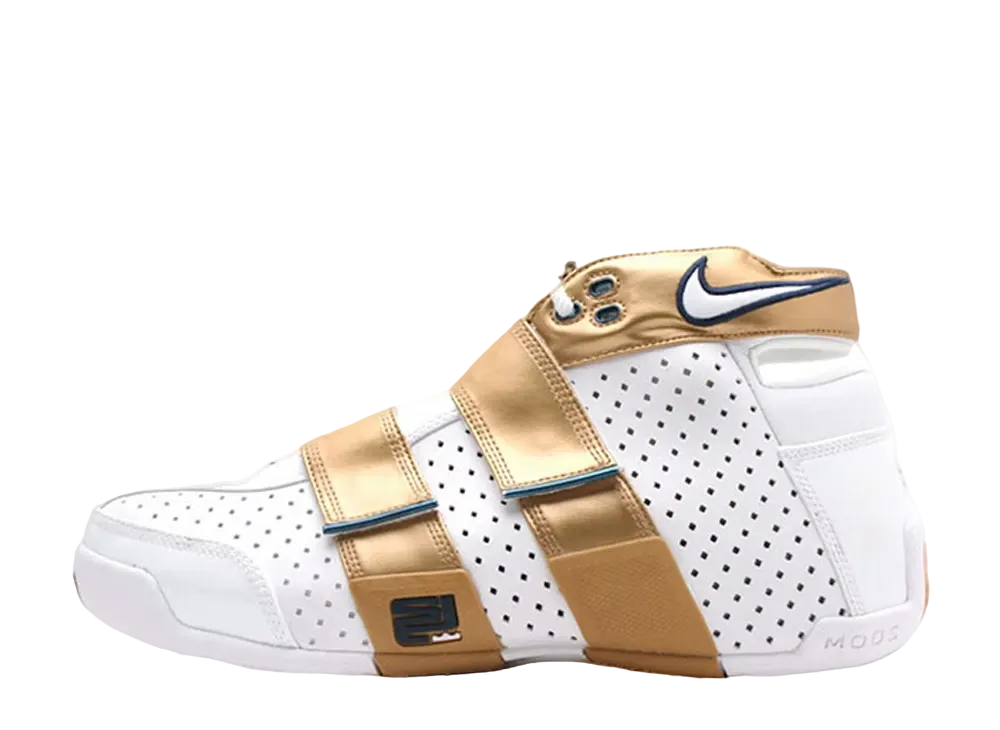 ナイキ レブロン20-5-5 フォアホースマン "ホワイト/メタリックゴールド"