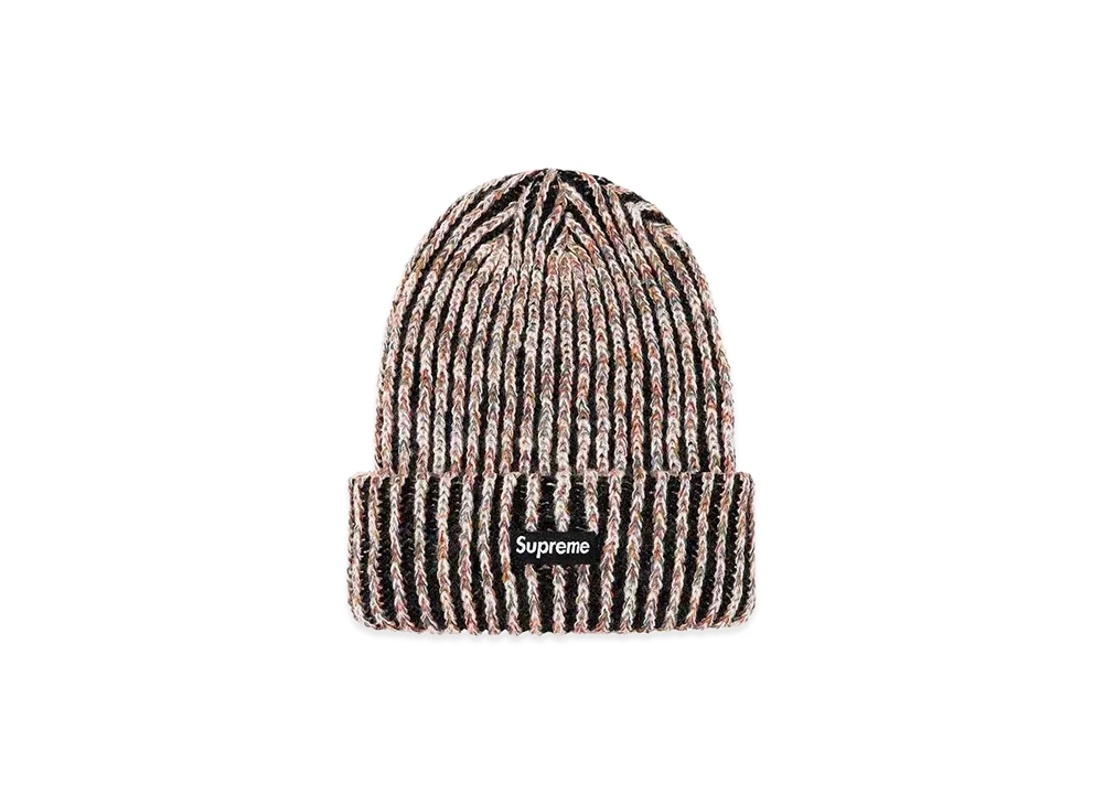 Supreme Rainbow Knit Loose Gauge Beanie "Black" (20FW)