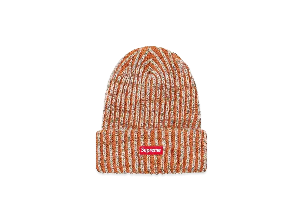 Supreme Rainbow Knit Loose Gauge Beanie "Rust" (20FW)