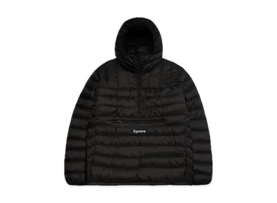 Supreme Micro Down Half Zip Hooded Pullover "Black"