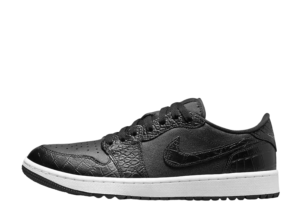 Nike Air Jordan 1 Low Golf "Black Crocodile Skin"