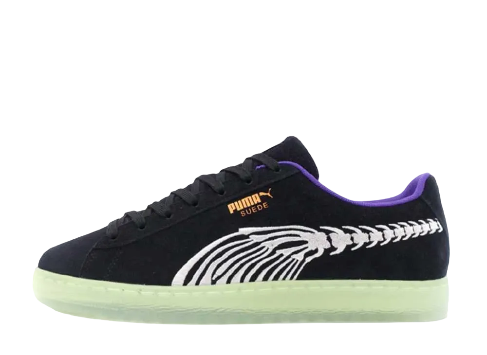 Puma Suede Haunted "Black/Pristine/Pistachio"