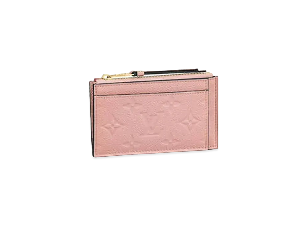 Louis Vuitton Porte Cartes Zip Monogram Empreinte "Rose Poodle"