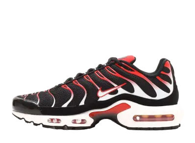 Nike Air Max Plus "Black/White-University Red"