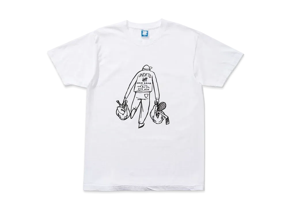 UNDEFEATED Running Man S/S Tee "White"