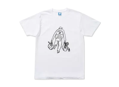 UNDEFEATED Running Man S/S Tee "White"