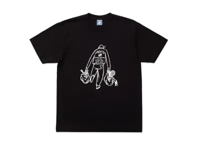 UNDEFEATED Running Man S/S Tee "Black"