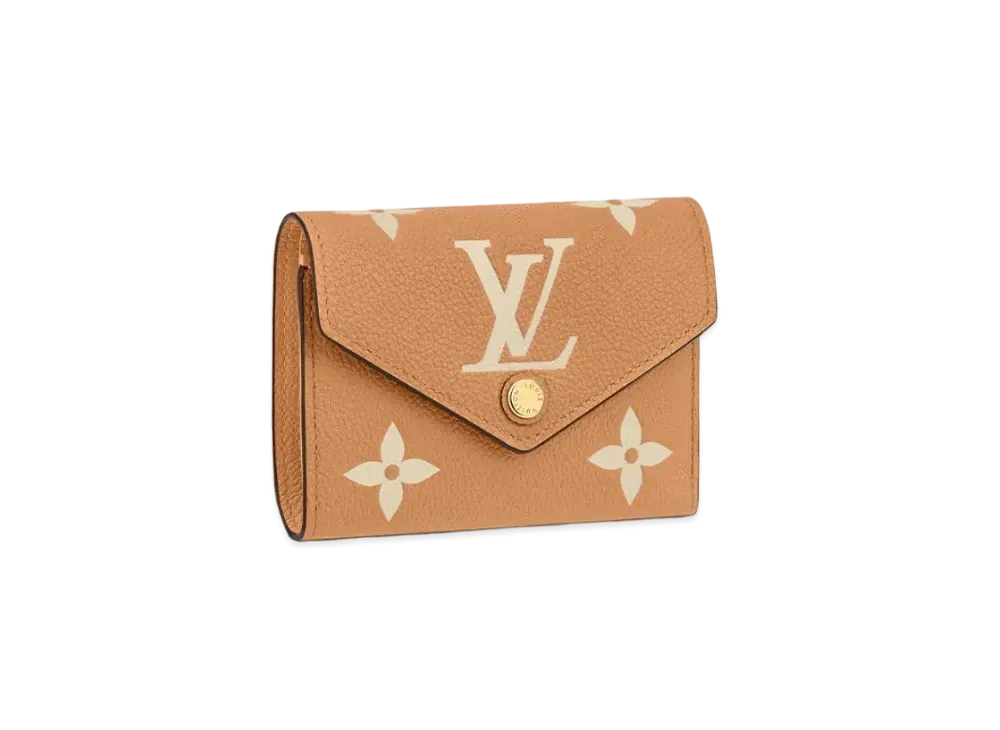 Louis Vuitton Victorine Wallet Monogram Empreinte "Arizona/Beige"