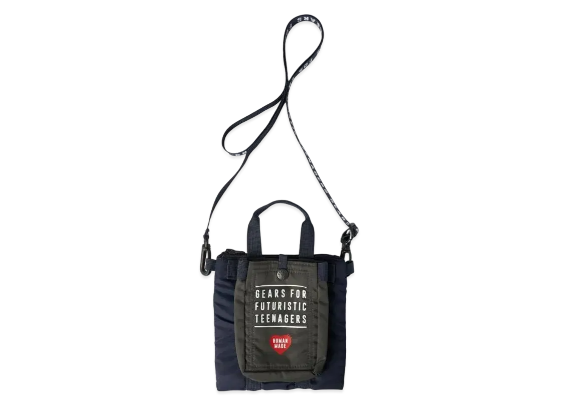 関税送料込【HUMAN MADE】ミニヘルメットバッグ☆ネイビー 無地 Human Made - Helmet Bag | HBX - Globally Curated Fashion and