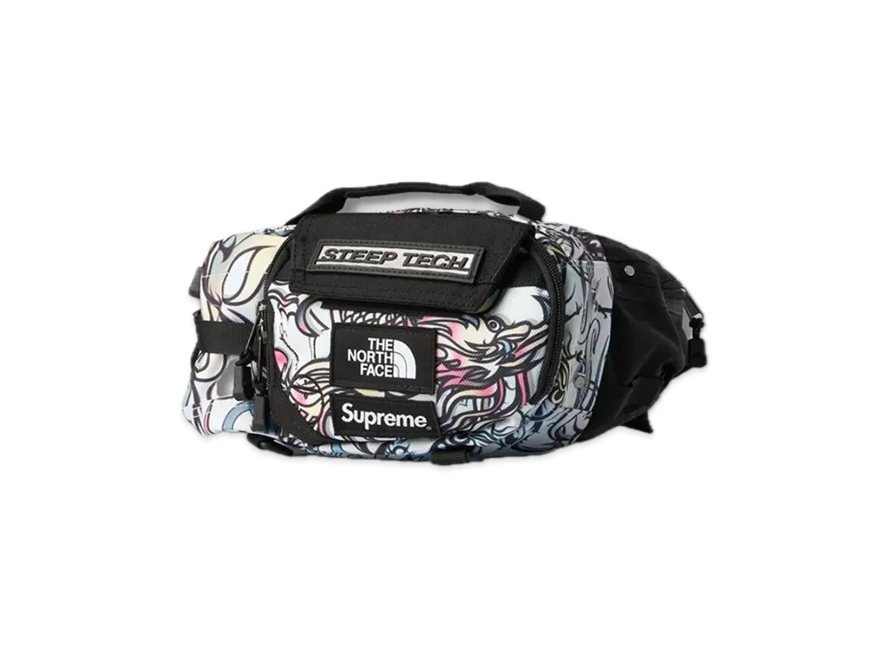 Supreme x The North Face Steep Tech Waist Bag "Multicolor Dragon" NM82291I / NF0A82YW