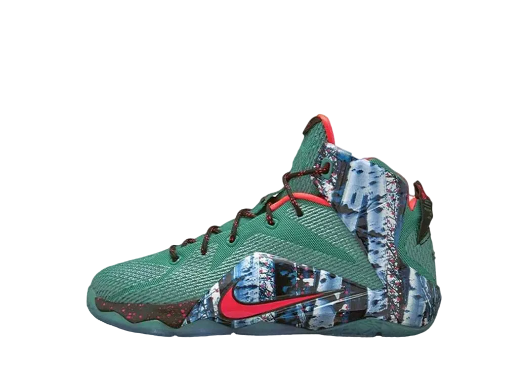 Nike GS LeBron 12 Akron Birch "Emerald Green"