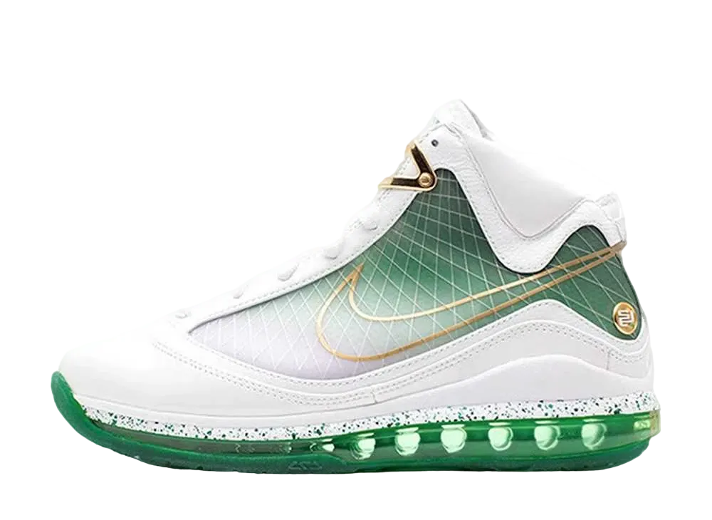 Nike Air Max LeBron 7 MTAG Los Angeles "White/Gorge Green"