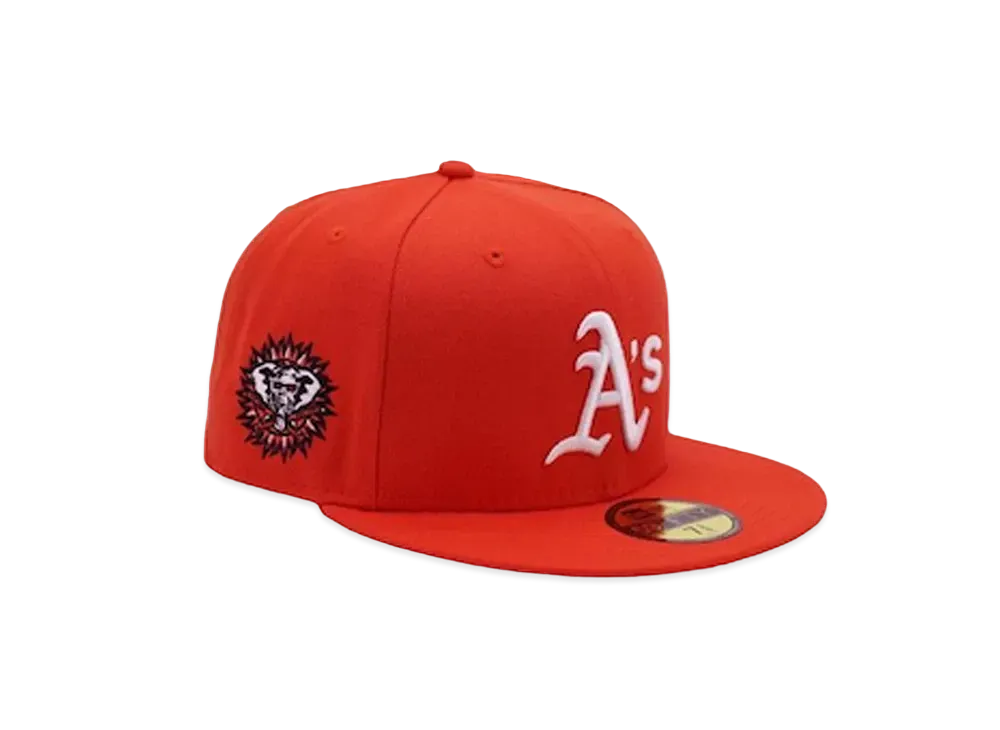 NEW ERA x THE CAP Smash Cheetos Pack 59Fifty Oakland Athletics "Red"