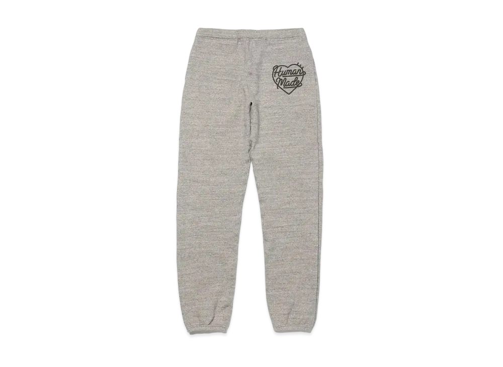 HUMAN MADE HEART SWEATPANTS "Grey"