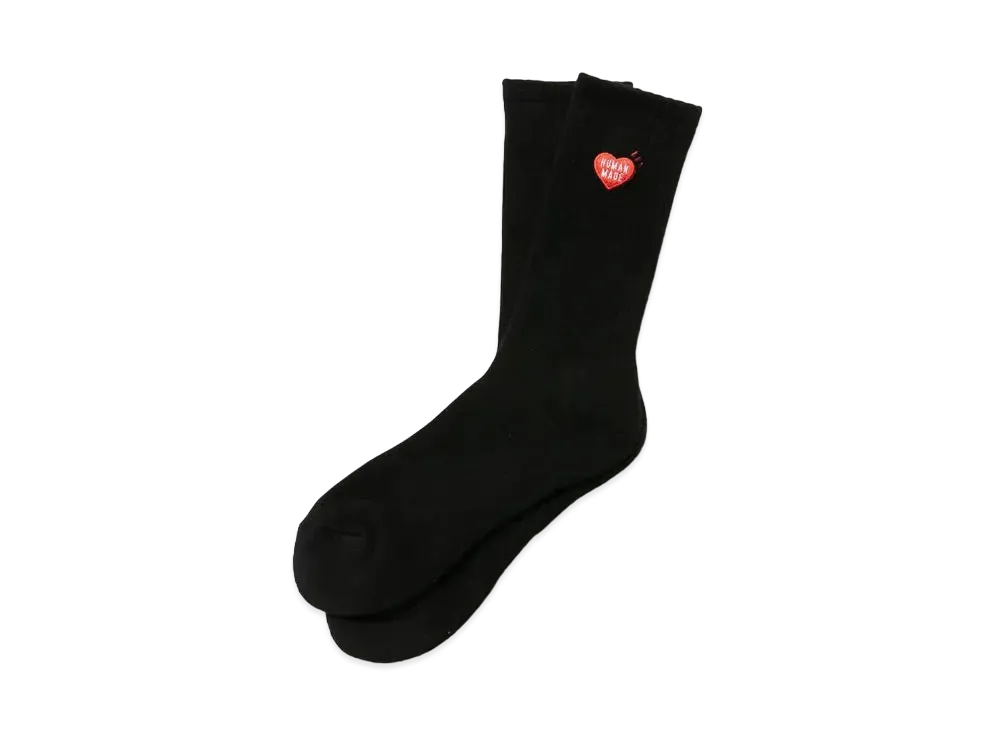 HUMAN MADE PILE SOCKS "Black"