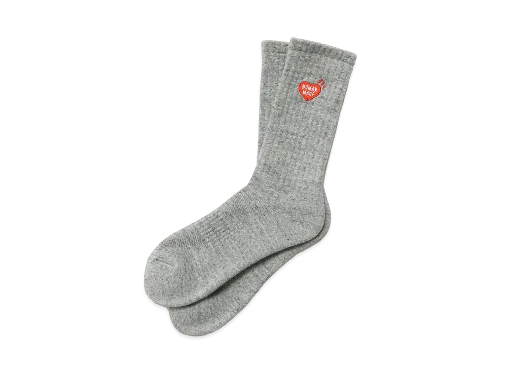 HUMAN MADE PILE SOCKS "Grey"