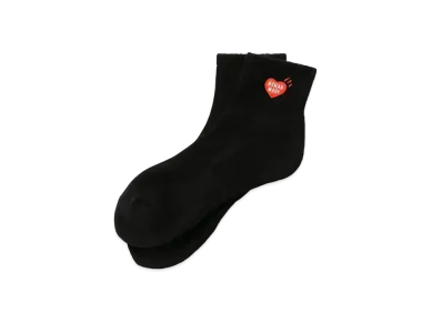HUMAN MADE SHORT PILE SOCKS "Black"