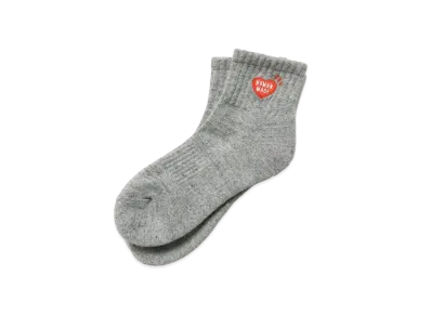 HUMAN MADE SHORT PILE SOCKS "Grey"