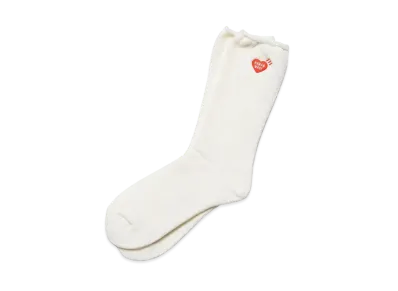 HUMAN MADE PLATING PILE SOCKS "White"