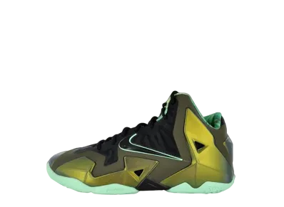 Nike GS LeBron 11 King's Pride "Gold/Arctic Green/Blcak"
