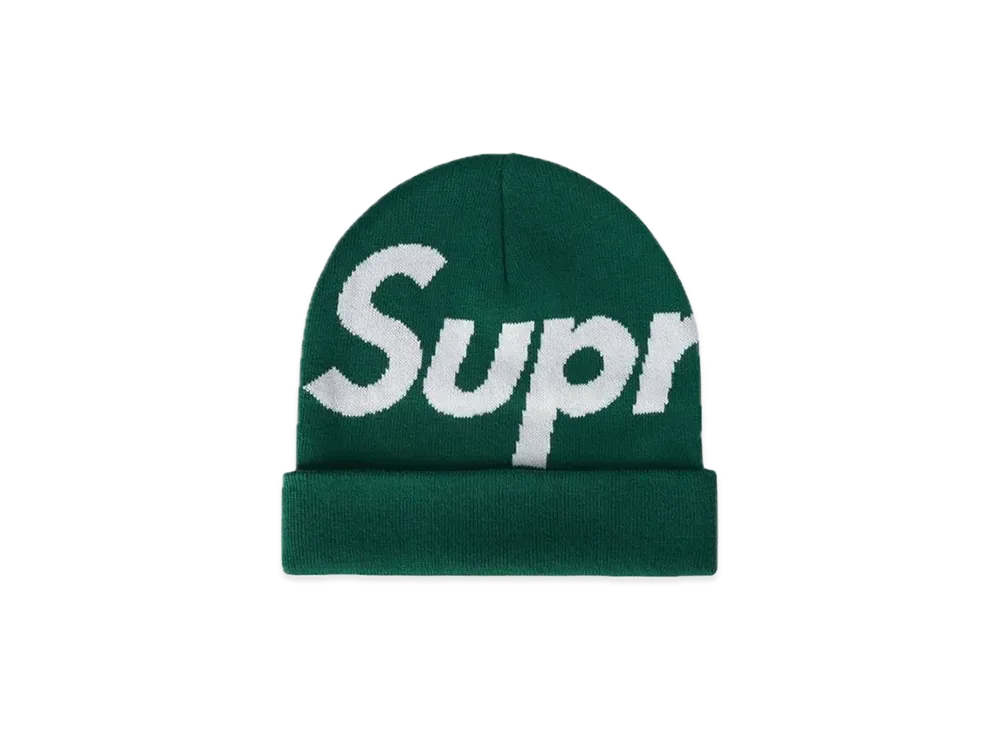 Supreme Big Logo Beanie "Dark Green" (22FW)