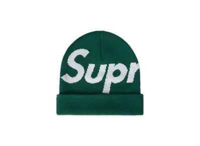 Supreme Big Logo Beanie "Dark Green" (22FW)