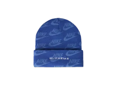 Supreme / Nike® Jacquard Logos Beanie "Blue"