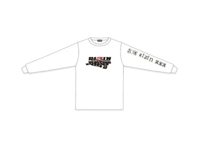GOD SELECTION XXX x RIZIN Long Sleeve T-Shirt "White"
