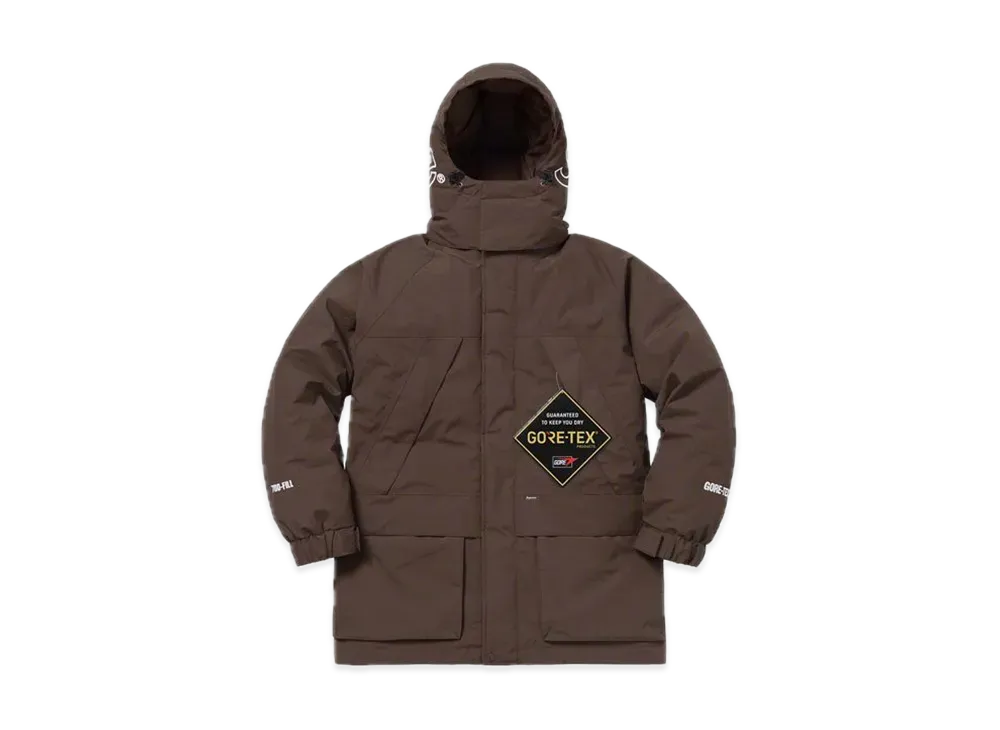 シュプリーム ゴアテックス 700-フィル ダウン パーカ "ブラウン"