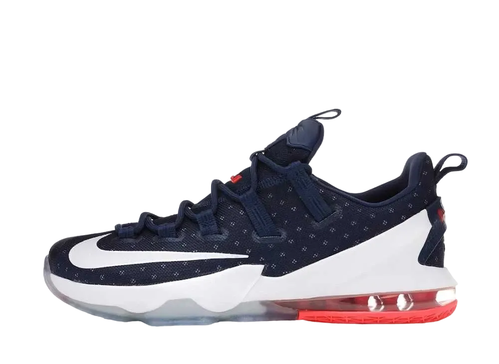 Nike LeBron 13 Low USA "Coastal Blue/Bright Crimson"