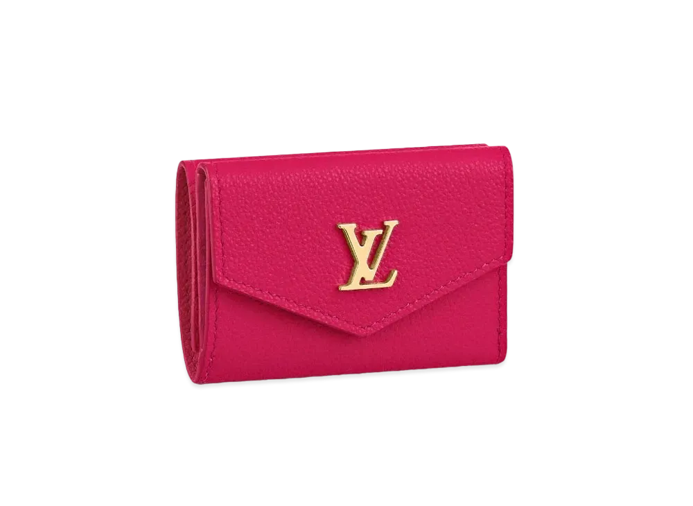 Louis Vuitton Lock Mini Wallet "Fuchsia"