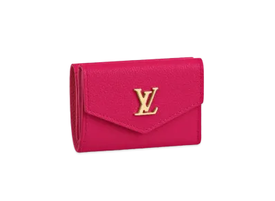 Louis Vuitton Lock Mini Wallet "Fuchsia"