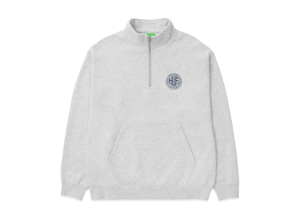 HUF Regional Half Zip Fleece "Ash Gray"