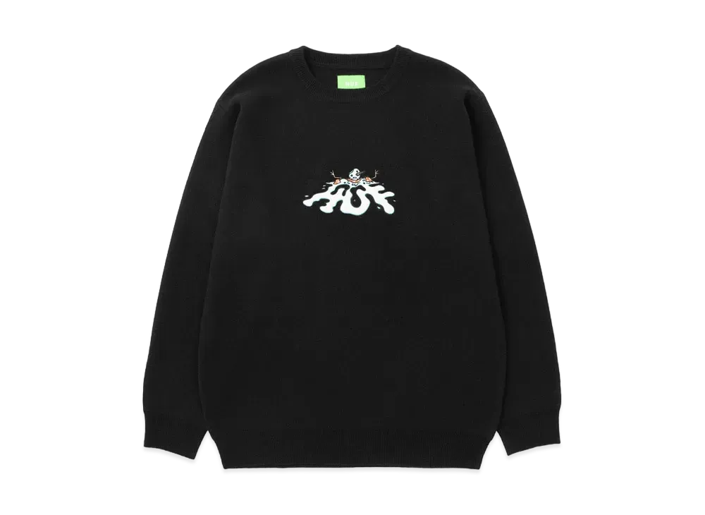 HUF Snowman Crew Sweater "Black"