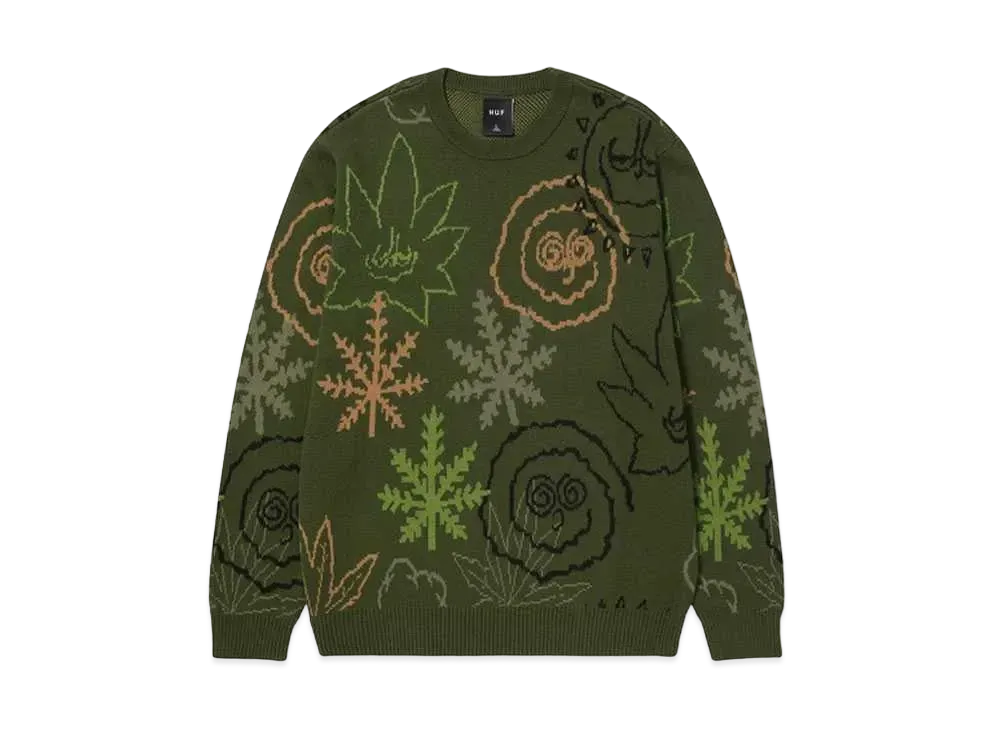 HUF Green Buddy Ugly Sweater "Green"