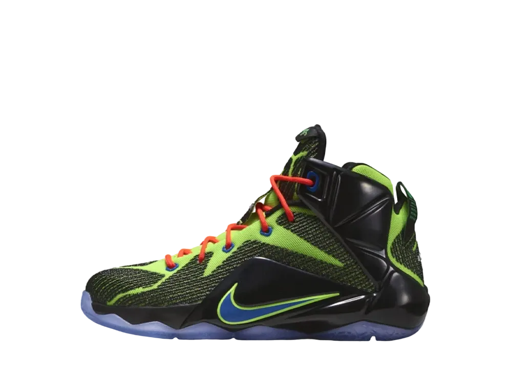 Nike GS LeBron 12 Gamer "Black/Electric Green"