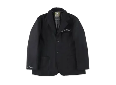 WIND AND SEA x Johnson Woolen Mills Wool Tailored Jacket "Black"
