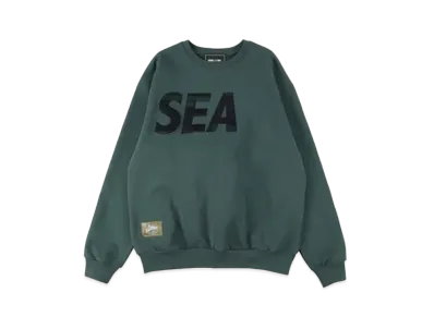 WIND AND SEA x Johnson Woolen Mills SEA Crewneck "Green"
