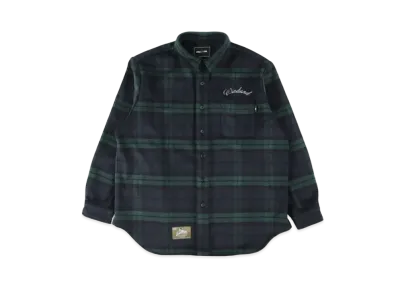 WIND AND SEA x Johnson Woolen Mills Wool Shirt "Green"
