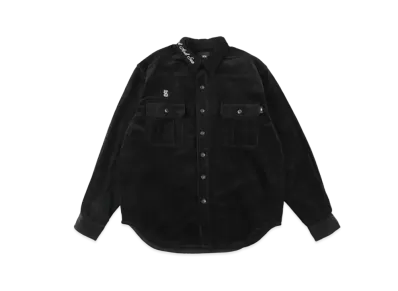 WIND AND SEA SDCL (WDS) Wide Wale Corduroy Shirt Jacket "Black"