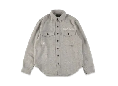 WIND AND SEA SDCL (WDS) Nel Tweed Shirt Jacket "L.Gray"