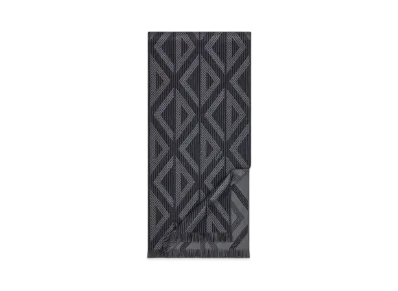Dior CD Diamond Scarf Wool "Black"