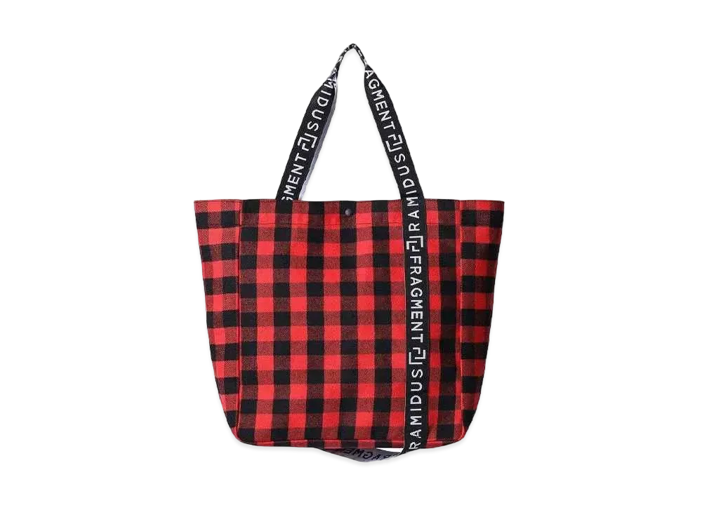 FRAGMENT x RAMIDUS Box Tote Bag (L) "Red"