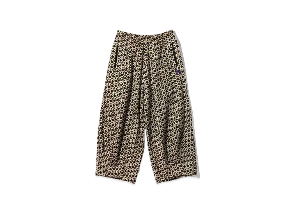 Needles H.D. Track Pant - Poly Jq. Star "Black/Beige"